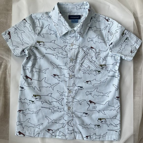 4t Boys Dress up shirt - button down shirt - Toddler dress up casual shir - Picture 1 of 6